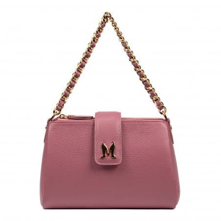 Damentasche Schultertasche 003g Himbeerrosa