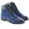 Damenstiefel 3281 Indigo kombiniert