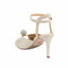 Damensandalen 1329 weiß perlmut