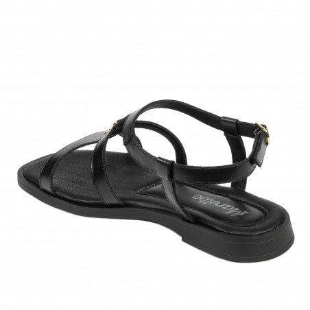 Damensandalen 5104 schwarz