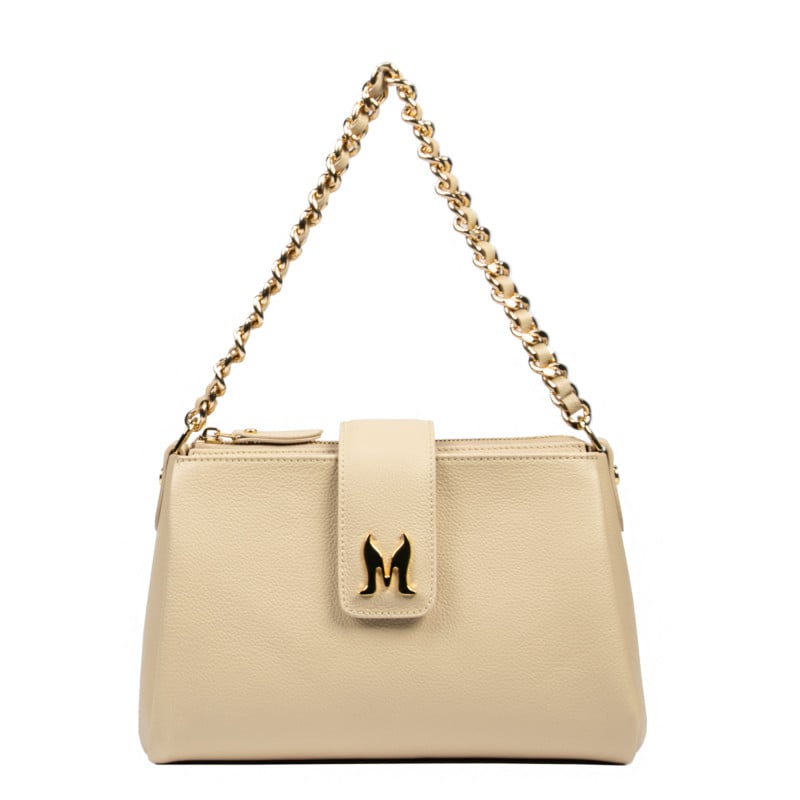Damentasche Schultertasche 003g beige