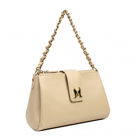 Damentasche Schultertasche 003g beige