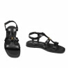 Damensandalen 5104 schwarz