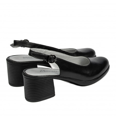 Damensandalen 6075 schwarz