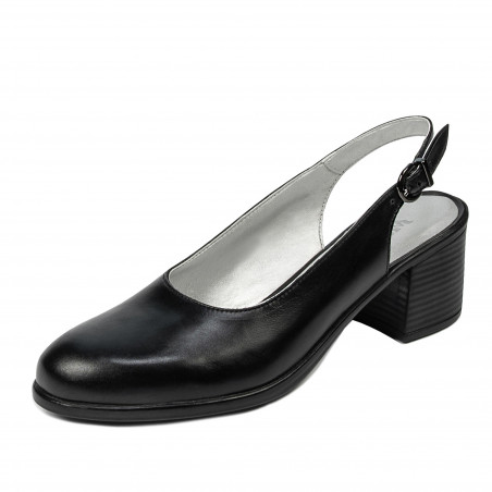 Damensandalen 6075 schwarz