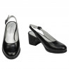 Damensandalen 6075 schwarz