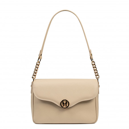 Damentasche Schultertasche 015g beige