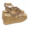 Damensandalen 5108 kupferfarben