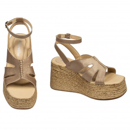 Damensandalen 5108 kupferfarben
