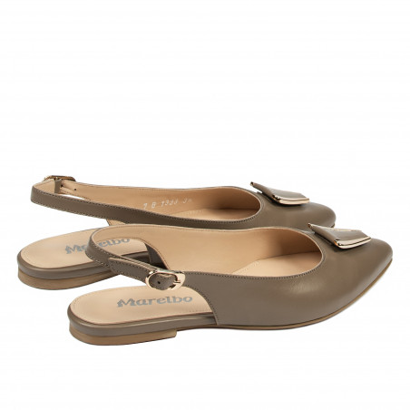 Damen-Ballerinas 1333 Cappuccino
