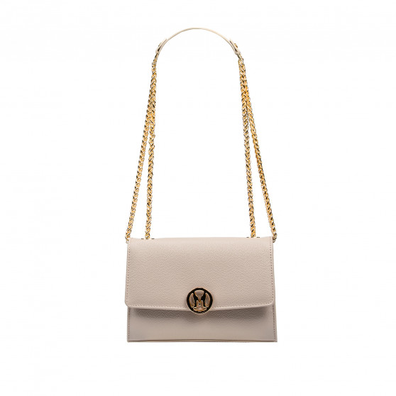 Damentasche Schultertasche 013g Beige Kaviar