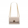 Damentasche Schultertasche 013g Beige Kaviar