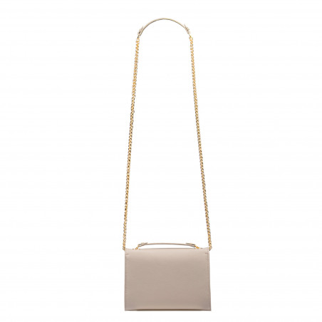 Damentasche Schultertasche 013g Beige Kaviar