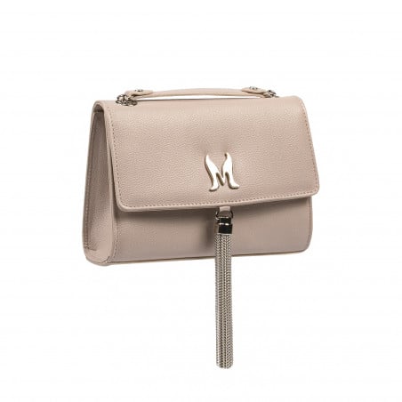Damentasche zum Umhängen 009g 01 Beige Kaviar