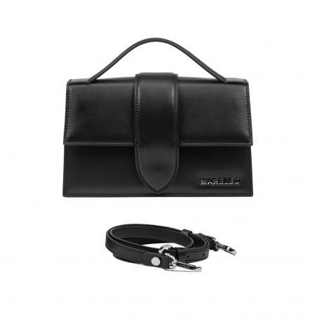 Damentasche Schultertasche 028g 01 schwarz
