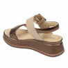 Damensandalen 5107 in Kupfer kombiniert