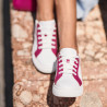 Damen-Sneaker 6073 weiß+fuchsia lifestyle