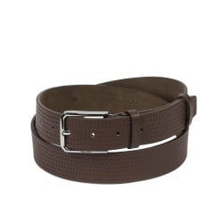 Herren Gürtel 70b gepresst braun