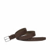Herren Gürtel 70b gepresst braun