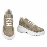Damensportschuhe 6053 Cappuccino kombiniert Camouflage