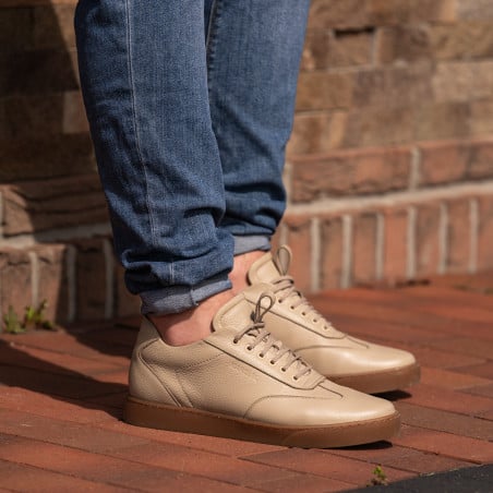 Herrenschuhe casual/sport 968 Sandfarbe