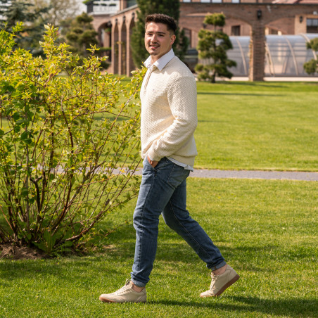 Herrenschuhe casual/sport 968 Sandfarbe