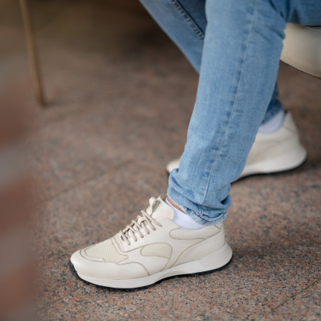 Herren Sportschuhe 974 beige lifestyle