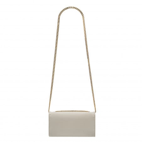 Damentasche Schultertasche 012g hellgrau Kaviar