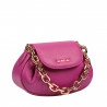 Damen-Schultertasche 027g fuchsia rosa