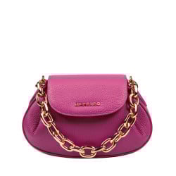 Damen-Schultertasche 027g fuchsia rosa