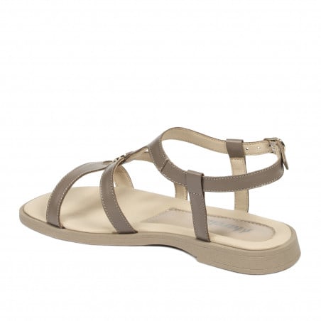 Damensandalen 5104 Sandfarbe