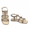 Damensandalen 5104 Sandfarbe