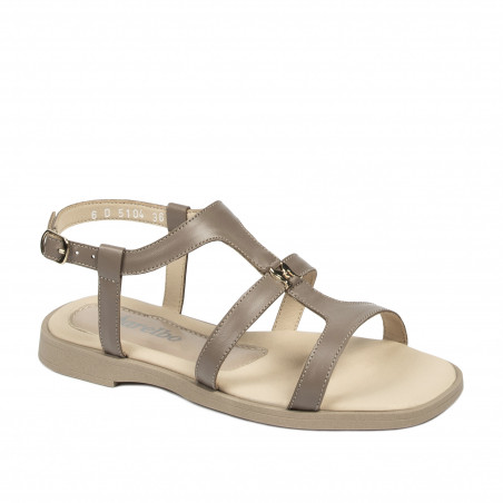 Damensandalen 5104 Sandfarbe