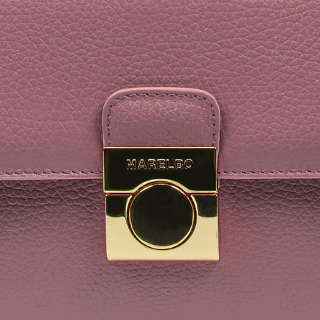 Damen-Schultertasche 025g biz mauve