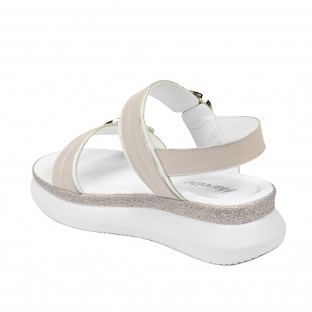Damen Sandalen 5106 weiß+elfenbein