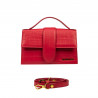Damen Schultertasche 028g Kroko rot
