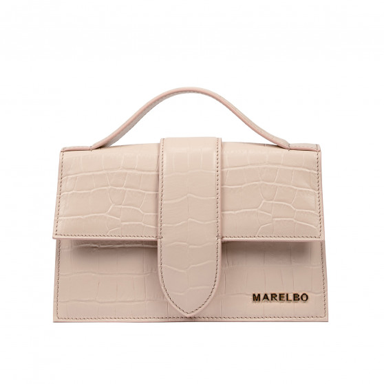 Damentasche Schultertasche 028g Croco Beige Damentasche Schultertasche 028g Croco Beige