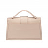 Damentasche Schultertasche 028g Croco Beige