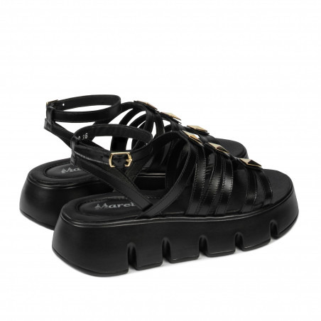 Damensandalen 5110 schwarz