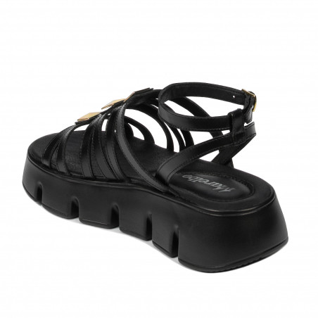 Damensandalen 5110 schwarz