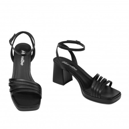 Damensandalen 1335 schwarz