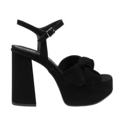 Damen Sandalen 1310 schwarz Veloursleder