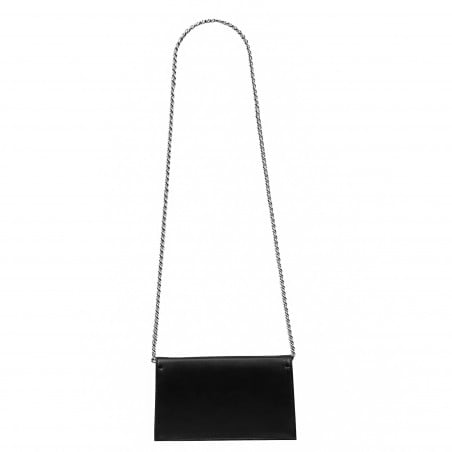 Schultertasche Damen 029g 01 schwarz
