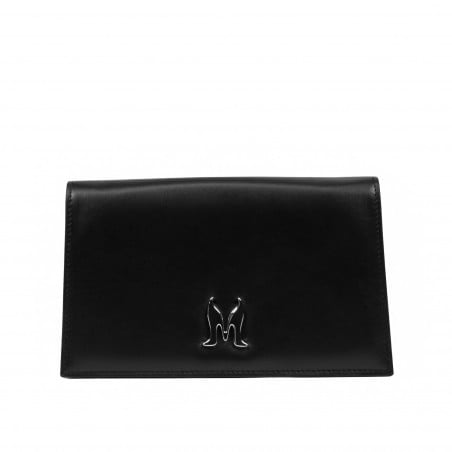 Schultertasche Damen 029g 01 schwarz