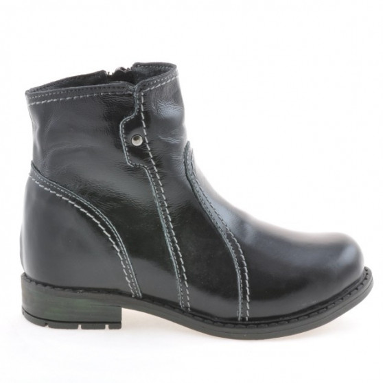 Kleinkindstiefel 28c schwarzer Lack Kleinkindstiefel 28c schwarzer Lack