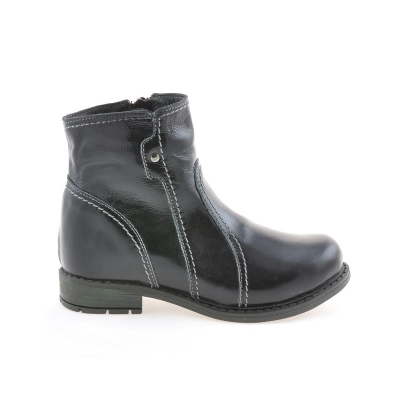 Kleinkindstiefel 28c schwarzer Lack