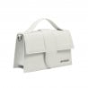 Damentasche Schultertasche 028g 01 Croco Weiß