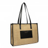 Damen Strandtasche 031g aus kombiniertem Rattan