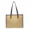 Damen Strandtasche 031g aus kombiniertem Rattan