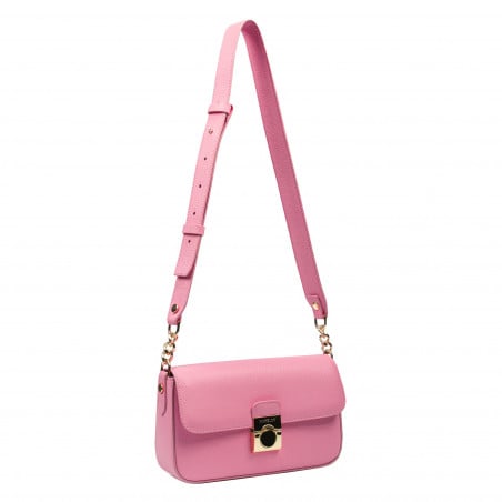 Damentasche Schultertasche 025g biz pink fuchsia